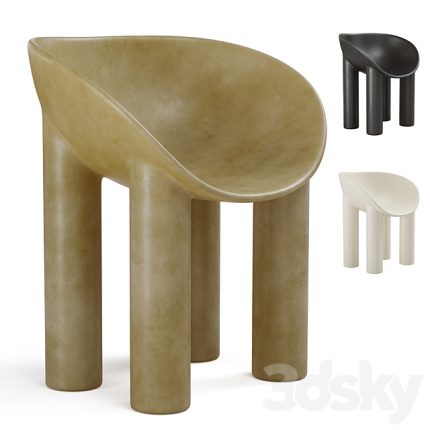 3dline - Faye Toogood Roly Poly Dining Chair
