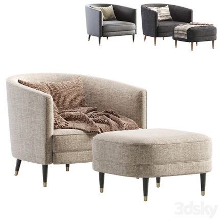 3dline - Armchair LAKEWOOD by Cazarina Interiors 0