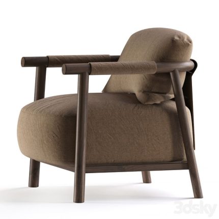 3dline - Armchair brown 0