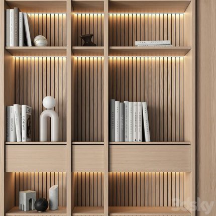 3dline - Bookcase 029 1