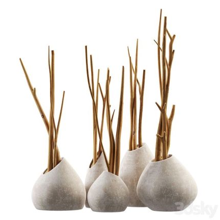 3dline - Branch slice vase n3 0