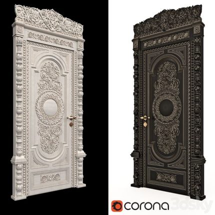 3dline - Carved door 0