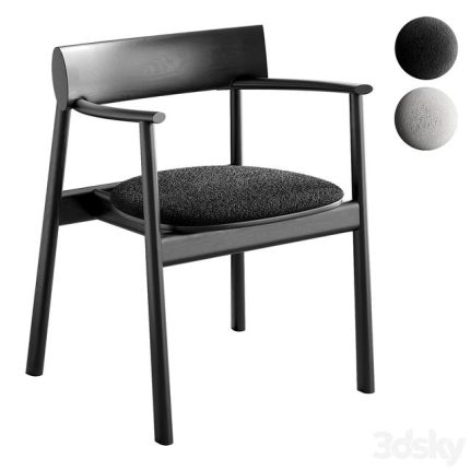 3dline - ELIPSA SOFT chair Black Oak by TAMO 0