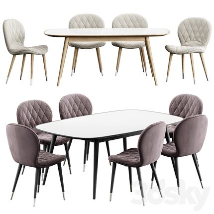 3dline - Hiro Chair Konyshev HER 042 G Table