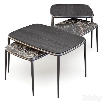 3dline - Midj Lea Coffee Tables 0