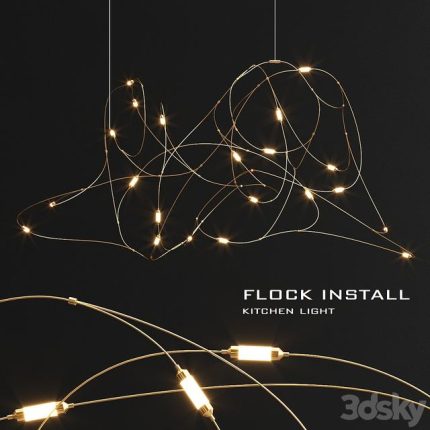 3dline - Moooi flock light 000