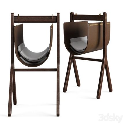 3dline - Ren Poltrona Frau Magazine rack 0