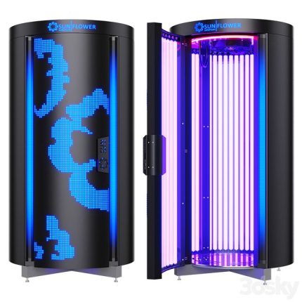 3dline - Vertical tanning bed of Sunflower V50 0