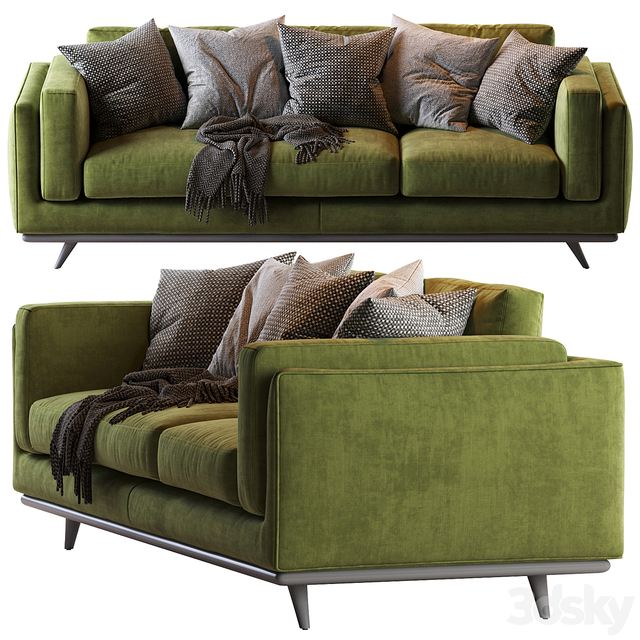 3dline - Zander sofa (green) 0