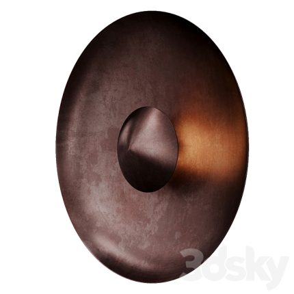 3dline - Dusk Burned Black Wall Lamp by 101