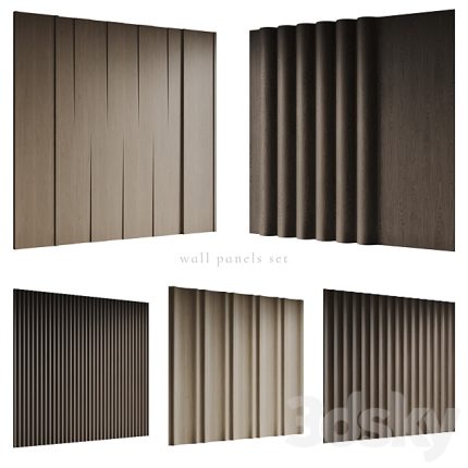 3dline - Wall Panels Set Modern