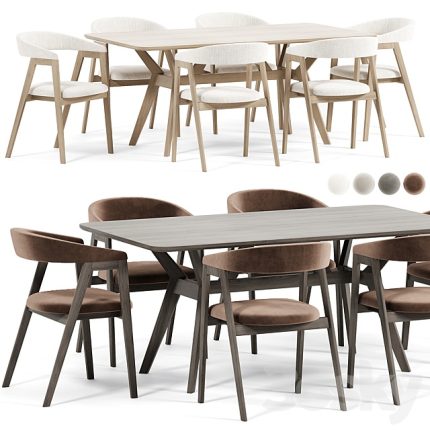 3dline -  Trevor Chair Webstr Table By Divanru0