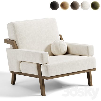 3dline - Cigar Ottoman Armchair