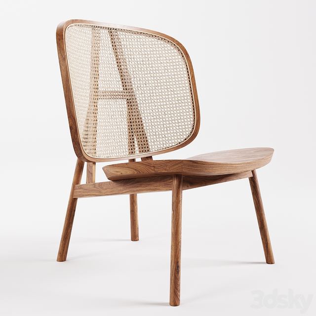Cane Collection Rattan Lounge Chair 0