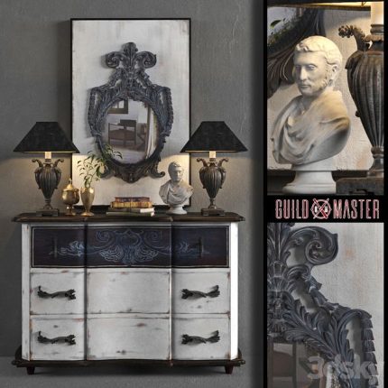 3dline - Dresser with mirror GuildMaster 0