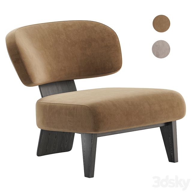 REEVES armchair by Minotti 0