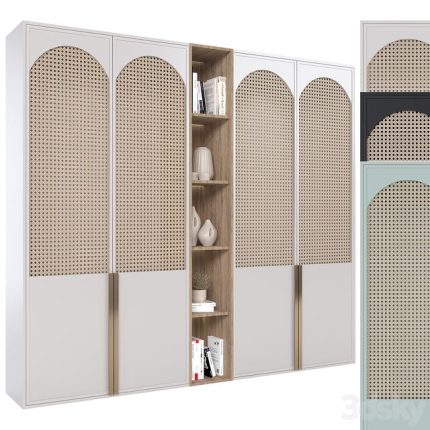 3dline - Rattan wardrobe furniture 02 0