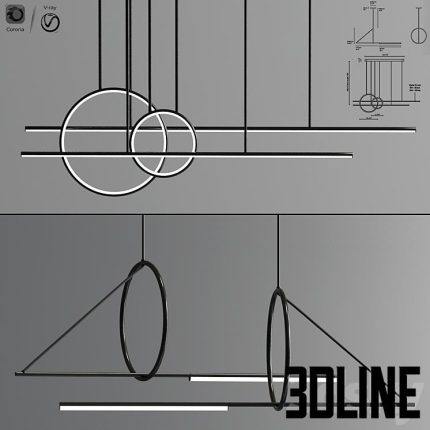 Chute Calypso Linear Suspension 02(3dline.net)