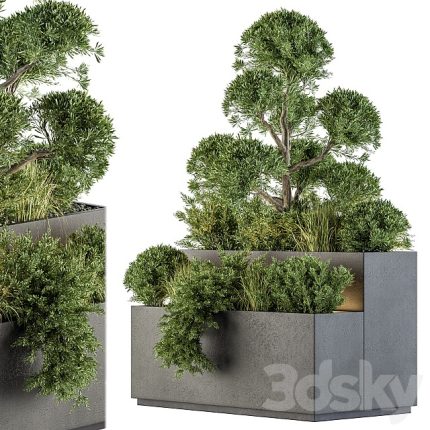 Outdoor Plant Set 214 Plant Box0