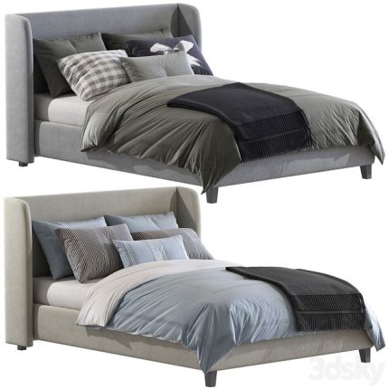 3dline - Bed Norbrook Upholstered Low Profile Standard Bed 0