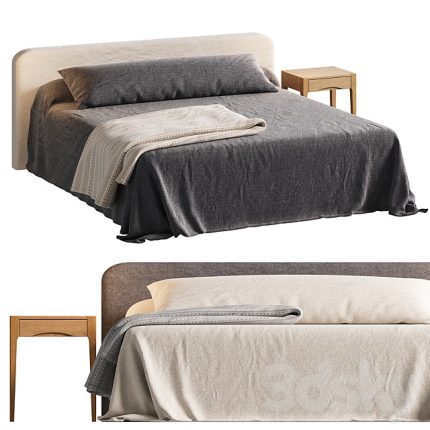 Zara Home Bed with Nightstand0