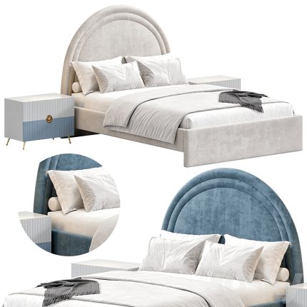 Channel Upholstered Bed by Pbteen