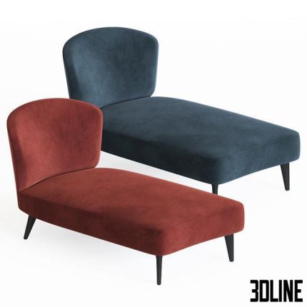 Aston Chaise longue Minotti 0(3dline.net)