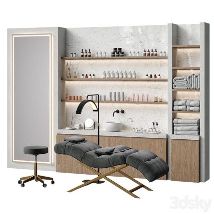 Beauty salon with couch and accessories Figuratti P03 0