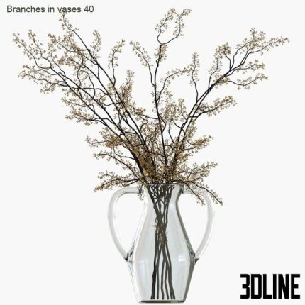 Branches in vases 40 0(3dline.net)