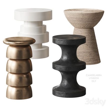 Candelabra Lyndon Oly table 0