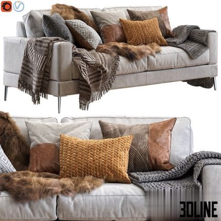 Capri sofa 210 cm 0(3dline.net)