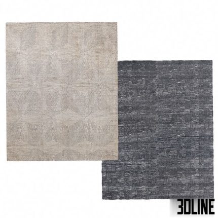 Carpet Mosaic Hand-Knotted Silk by Restoration Hardware 0(3dline.net)
