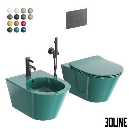 Ceramica Cielo Mare Wall-Hung WC 0(3dline.net)