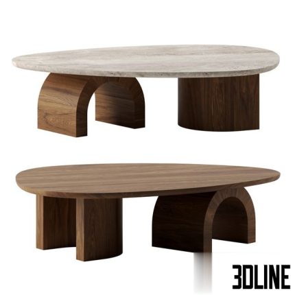 Coco coffee table by QLiv 0(3dline.net)