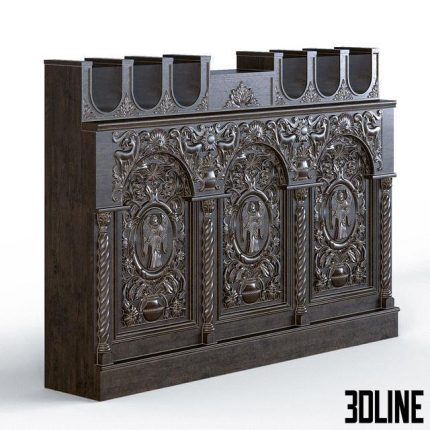 Countertop candle 0(3dline.net)