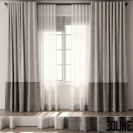 Curtain for Interior 135 0(3dline.net)