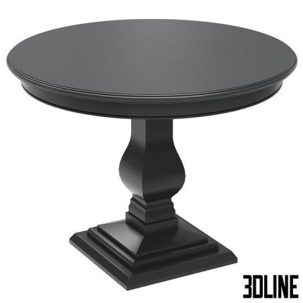 Dantone Home Round dining table 0(3dline.net)