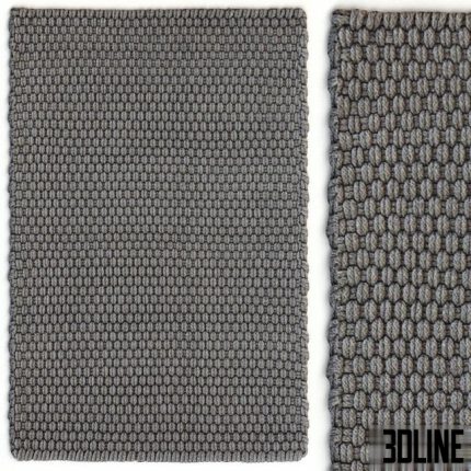 Dash & Albert Rope Graphite Rug Carpet 0(3dline.net)