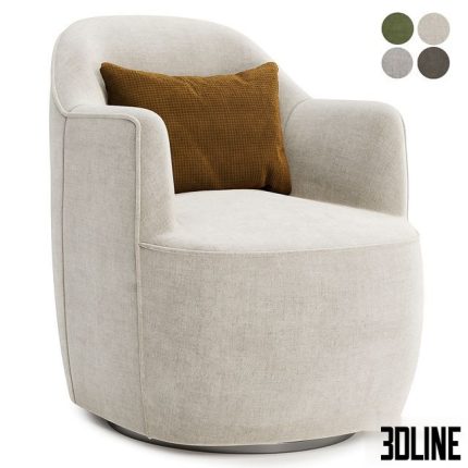 Dawes Swivel Accent Chair 0(3dline.net)