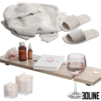 Decorative bathroom set NG4 0(3dline.net)