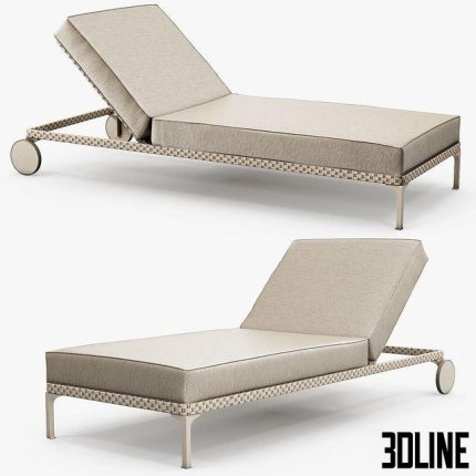 Dedon – Rayn beach chair 0(3dline.net)