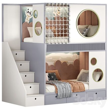 Designer two-level bed Kids room 20 0