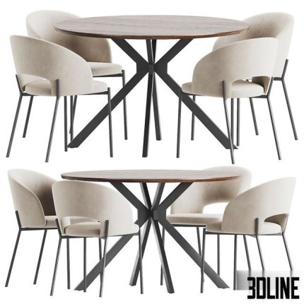 Dining Set 14 0(3dline.net)