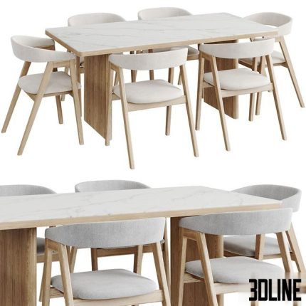 Dinning Set 132 0(3dline.net)