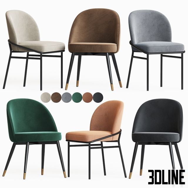 Eichholtz Willis & Cooper Dining Chair Set 0(3dline.net)