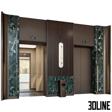 Elevator Lobby Design 21 0(3dline.net)