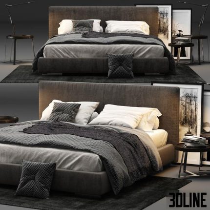 Flexform Magnum Bed 0(3dline.net)