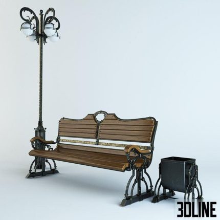 Forged bench 0(3dline.net)