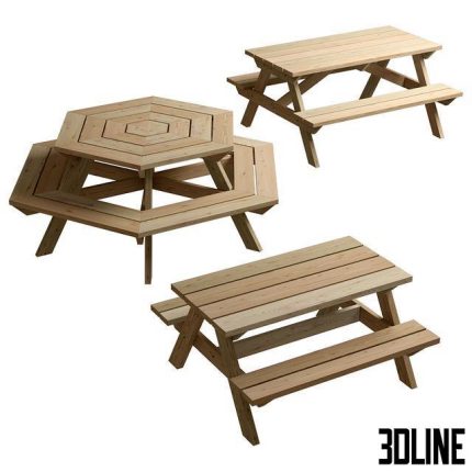 Garden benches 0(3dline.net)