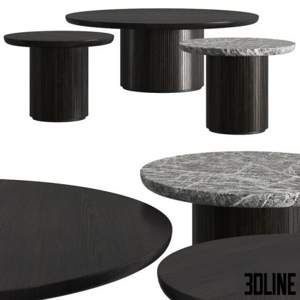 Gubi Moon Coffee Round Tables 0(3dline.net)